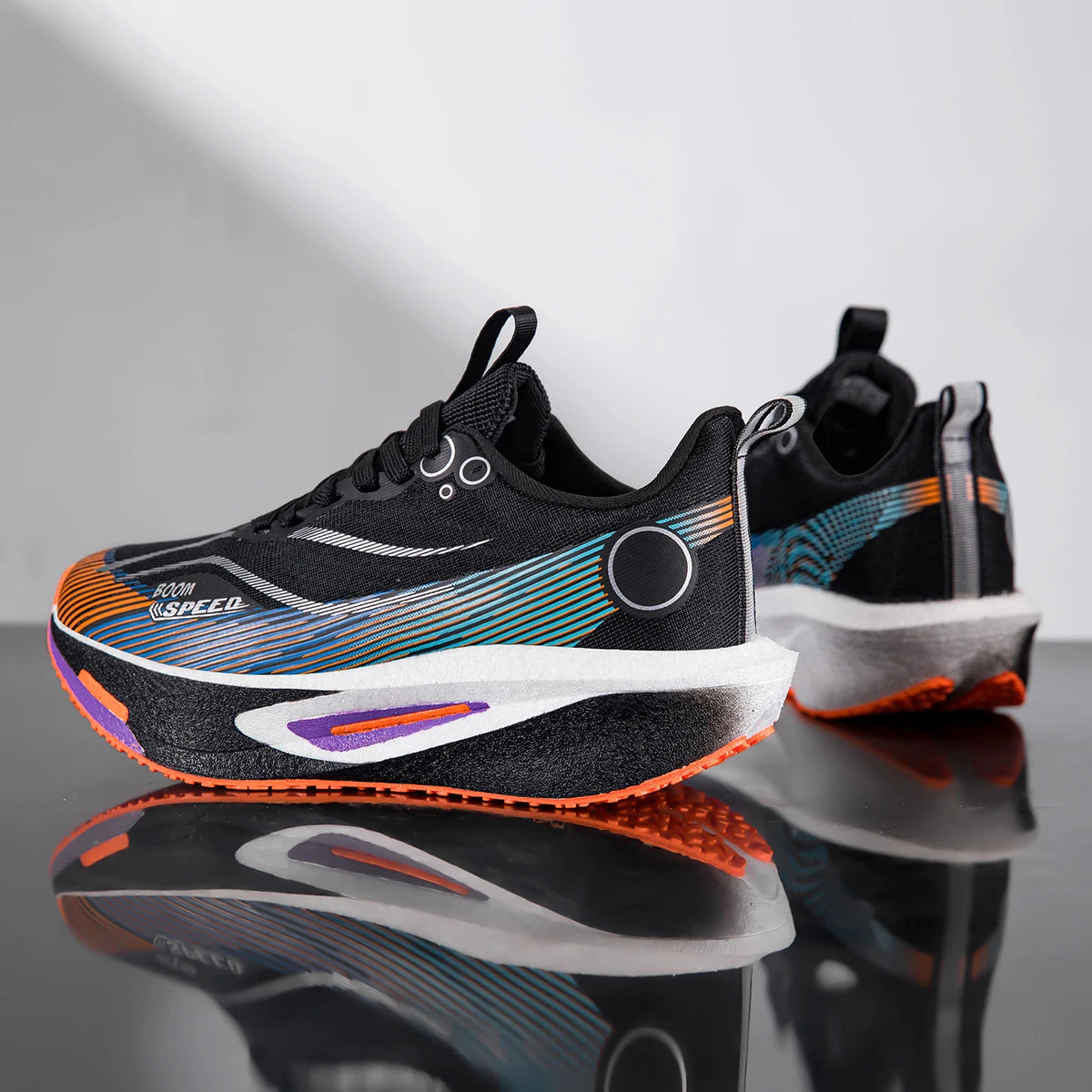 Zapatillas de running con placa de carbono para hombre y mujer, zapatillas profesionales para maratón, transpirables, ligeras, para entrenamiento y carrera en carretera.