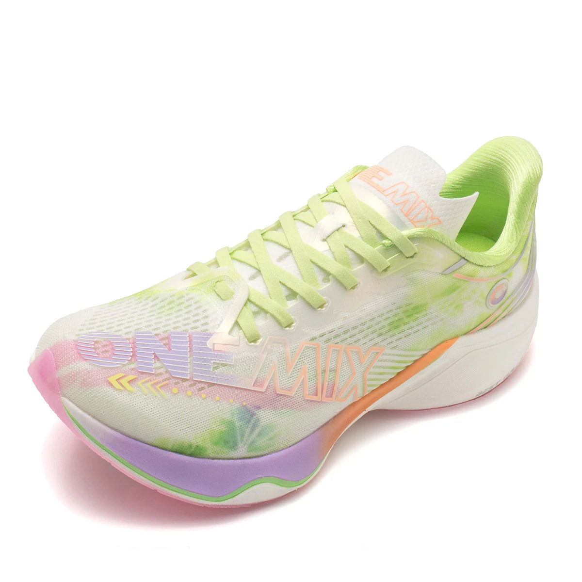 ONEMIX Zapatillas de Running y Entrenamiento con Placa de Carbono de Nylon para Hombre, Amortiguación Completa, Zapatillas Deportivas con Placa de Carbono para Caminar