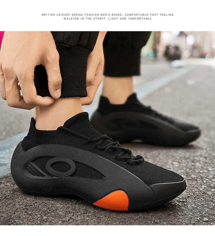 2025 zapatos de malla con estilo para Hombre, cómodos zapatos informales transpirables para Hombre, nuevas Zapatillas sin cordones para Hombre, Zapatillas planas para Hombre