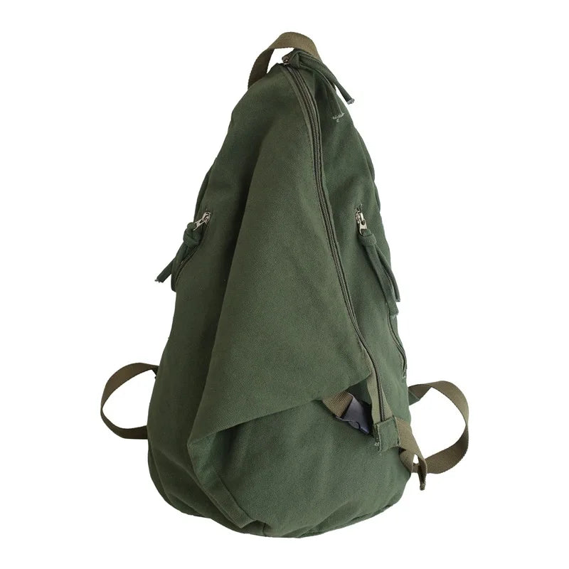 Mochila de lona de estilo japonés informal y a la moda para estudiantes de secundaria y universitarios mochila para mujeres 가mochilas masculinas