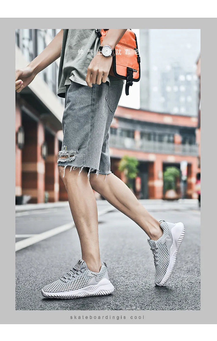 Zapatillas de Verano 2026 para Hombre, Mocasines Transpirables de Malla, Zapatos Casuales Cómodos para Caminar, Zapatillas Deportivas para Correr