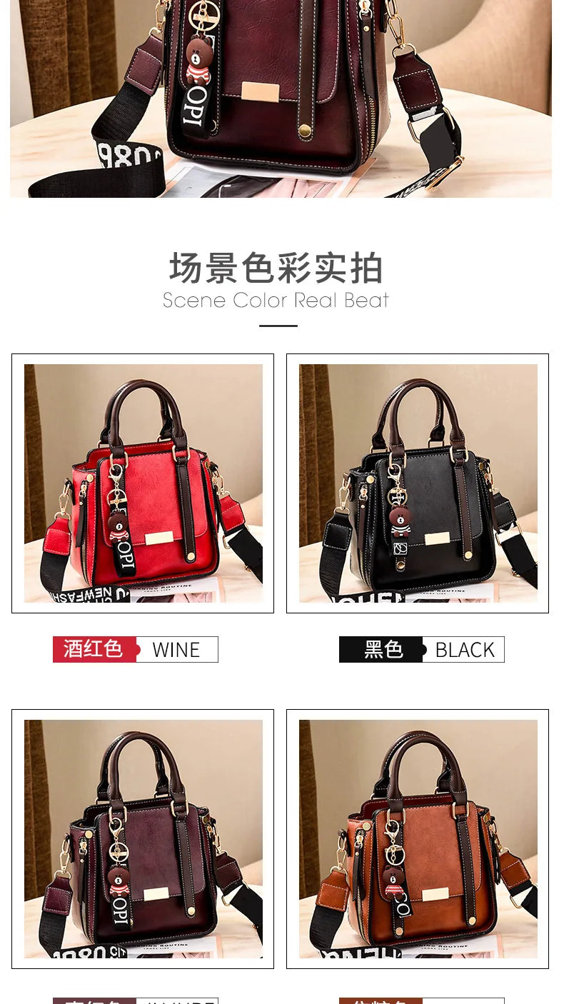 Bolso de mano de diseñador de marca de lujo para mujer, bolso de hombro de nueva tendencia a la moda, bolso cruzado Retro clásico, bolso cuadrado pequeño para ir al trabajo