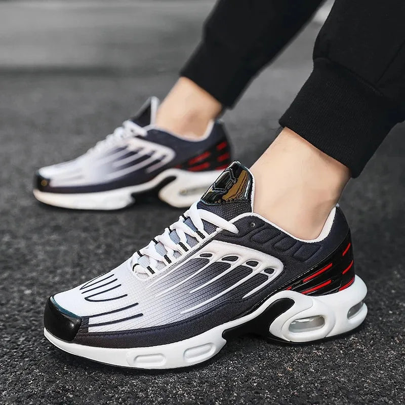 Nuevas zapatillas deportivas para hombre, transpirables, con amortiguación, antideslizantes, con resorte y resistentes al desgaste.