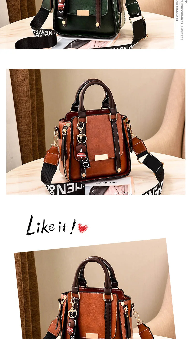 Bolso de mano de diseñador de marca de lujo para mujer, bolso de hombro de nueva tendencia a la moda, bolso cruzado Retro clásico, bolso cuadrado pequeño para ir al trabajo