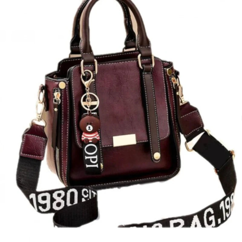 Bolso de mano de diseñador de marca de lujo para mujer, bolso de hombro de nueva tendencia a la moda, bolso cruzado Retro clásico, bolso cuadrado pequeño para ir al trabajo