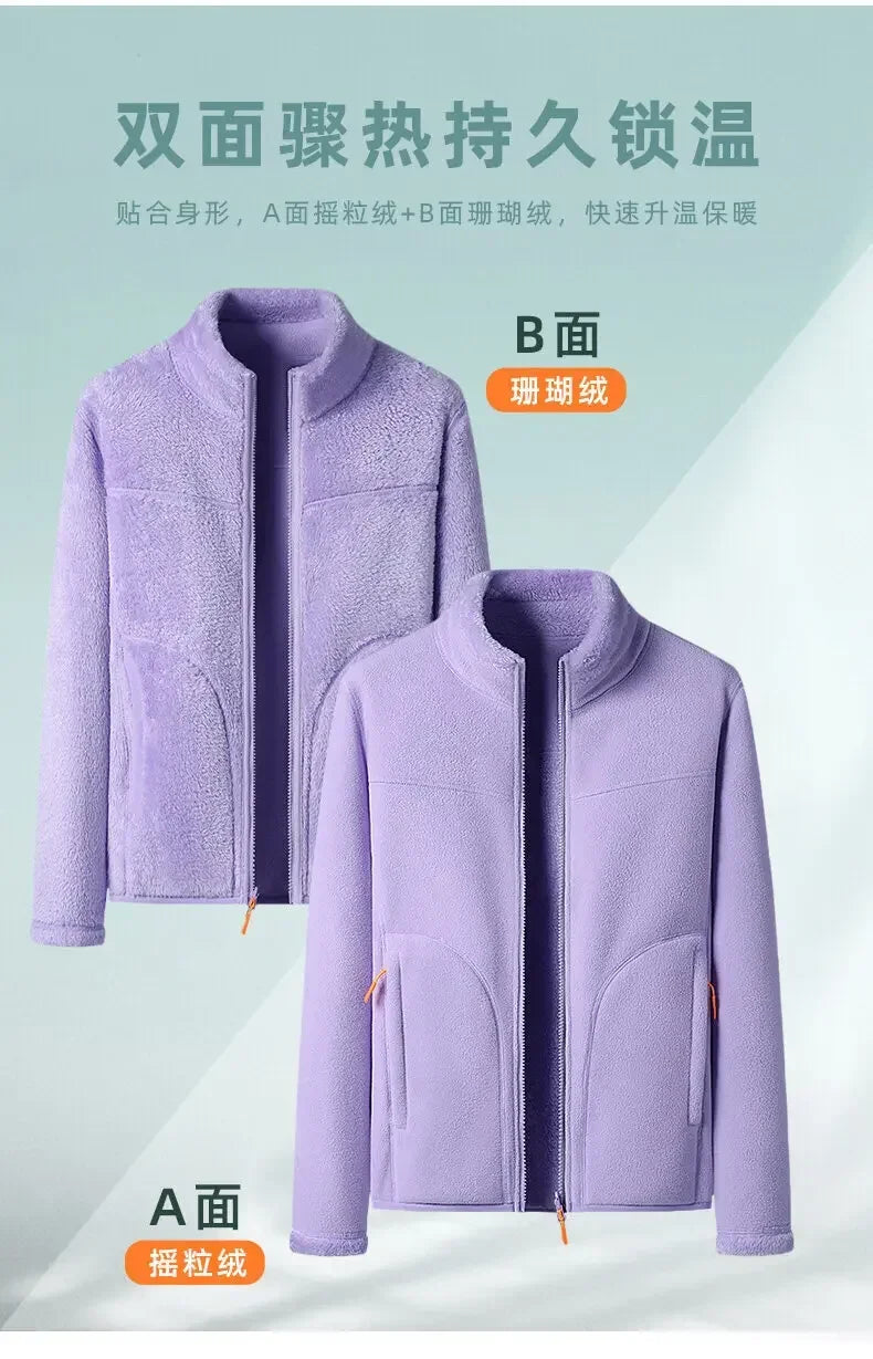 Sudadera con capucha de lana Unisex para hombre y mujer, ropa deportiva de gran tamaño, cálida y gruesa, sudadera clásica informal, moda de otoño e invierno