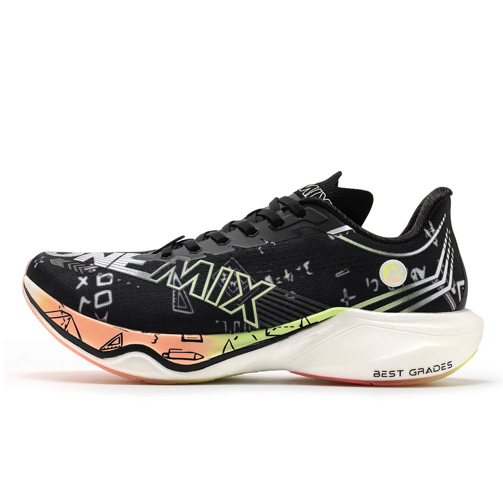 ONEMIX Zapatillas de Running y Entrenamiento con Placa de Carbono de Nylon para Hombre, Amortiguación Completa, Zapatillas Deportivas con Placa de Carbono para Caminar