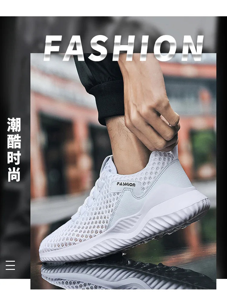 Zapatillas de Verano 2026 para Hombre, Mocasines Transpirables de Malla, Zapatos Casuales Cómodos para Caminar, Zapatillas Deportivas para Correr
