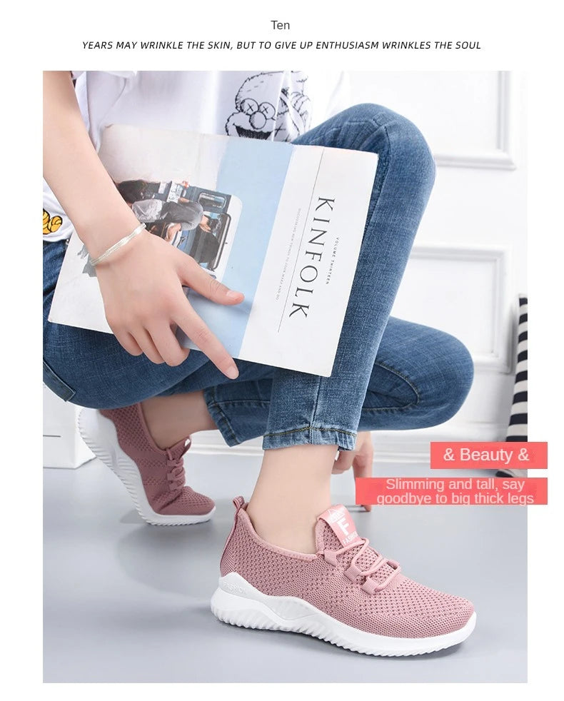 Zapatillas Deportivas para Mujer 2026, Transpirables, de Malla, para Caminar, Cómodas, Casuales y a la Moda