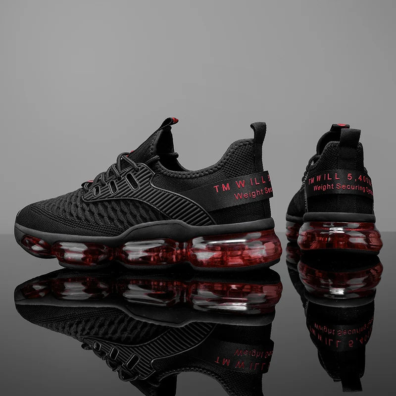 Zapatillas de deporte informales para hombre, zapatos de carrera de entrenador de lujo transpirables, mocasines de moda, zapatos para correr para hombre