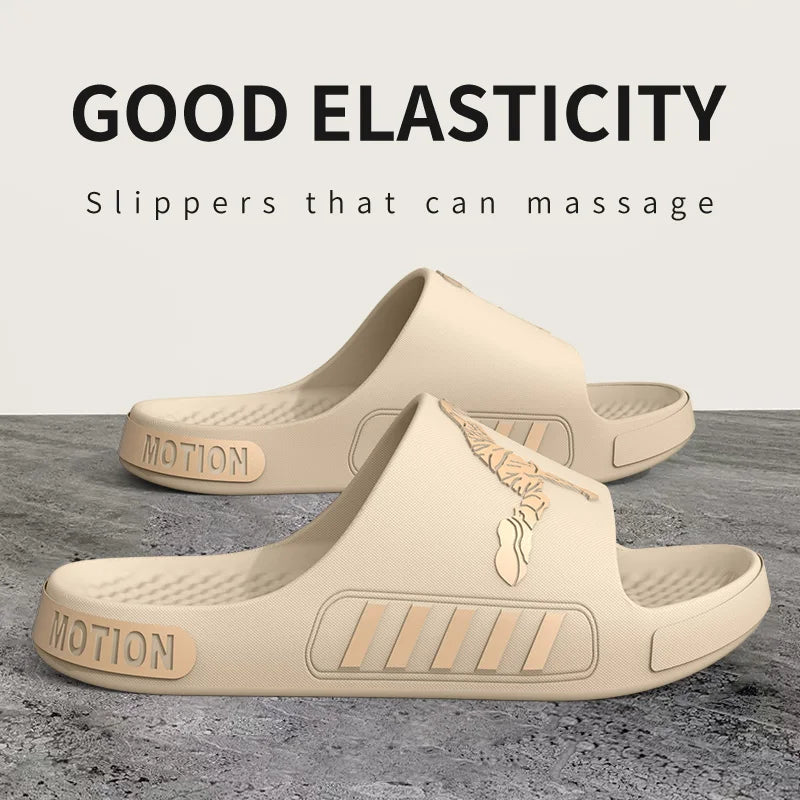 Zapatillas de hombre para uso al aire libre, casa de verano, ducha de suela gruesa, deportes antideslizantes, zapatillas frescas para refrescar