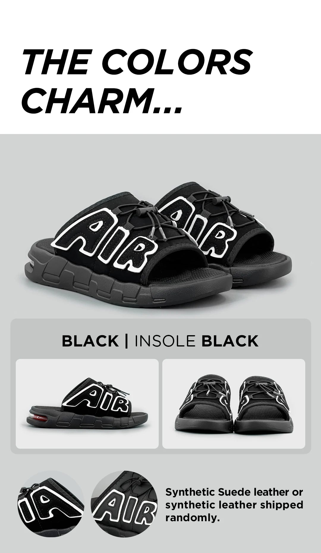 Zapatillas de Hombre con diseño de cojín de aire, novedad de verano, Zapatillas deportivas antideslizantes suaves de PVC para Hombre, Chanclas para Hombre