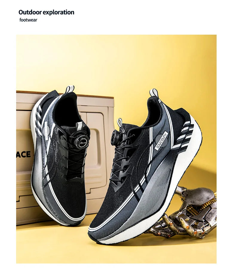 Zapatillas para Correr Profesionales con Placa de Carbono para Fitness, Maratón, Deportivas Ligeras para Hombre, Cómodas y Antideslizantes para Mujer