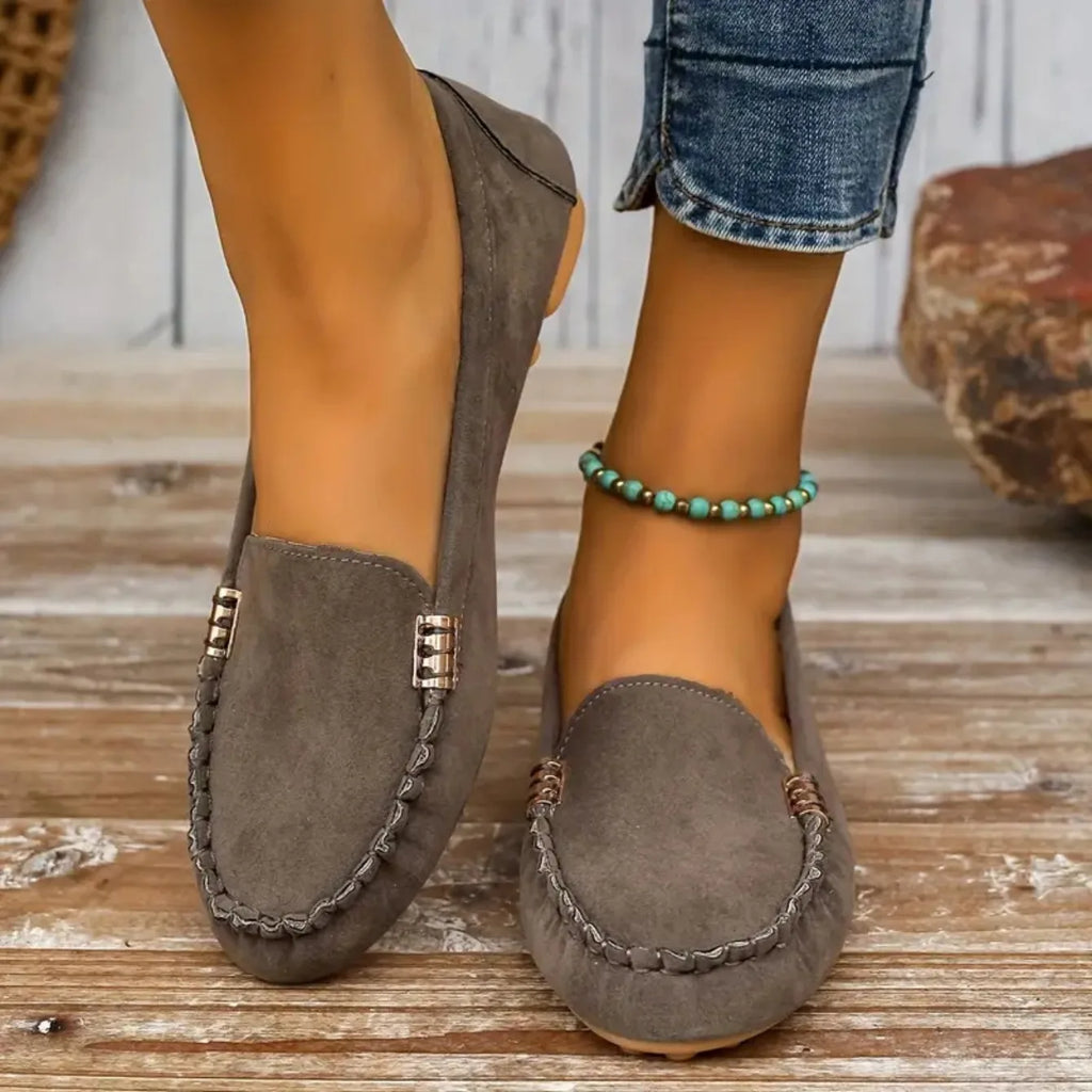 Mocasines De primavera y otoño, zapatillas resistentes al desgaste, Zapatos informales para Mujer, mocasines planos suaves antideslizantes a la moda, Zapatos De Mujer