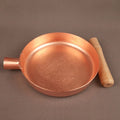Sartén de cobre de transferencia de calor rápida, sartén antiadherente gruesa de 2mm, Compatible con inducción, olla de cocina de cobre puro 100% forjada a mano