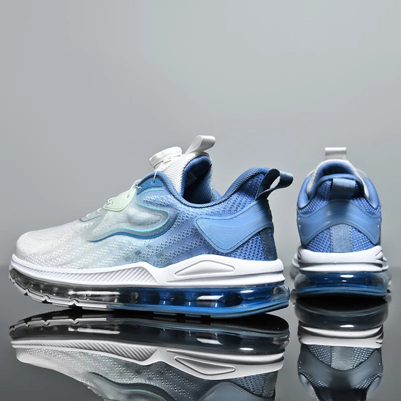 Zapatillas de deporte informales transpirables para hombre, mocasines de moda de entrenador de lujo, zapatos para correr, zapatos de carrera cómodos para hombre