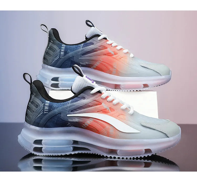 Zapatillas de deporte con cojín de aire para hombre y mujer, calzado deportivo ligero con suela de TPR, para correr, baloncesto y parejas, talla 36-47