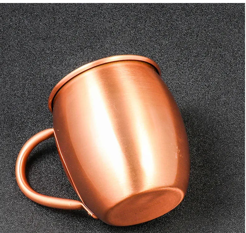 Taza de Cobre Puro de 530 ml, Taza Moscow Mule, Taza para Cócteles, Taza de Cobre Puro para Restaurante, Bar, Bebidas Frías