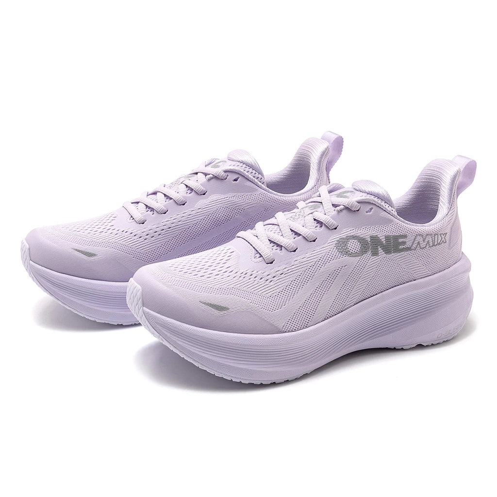 ONEMIX Zapatillas de deporte de malla transpirable y ligeras para mujer, zapatillas para correr con suela suave antideslizante y absorción de impactos, para fitness y uso versátil