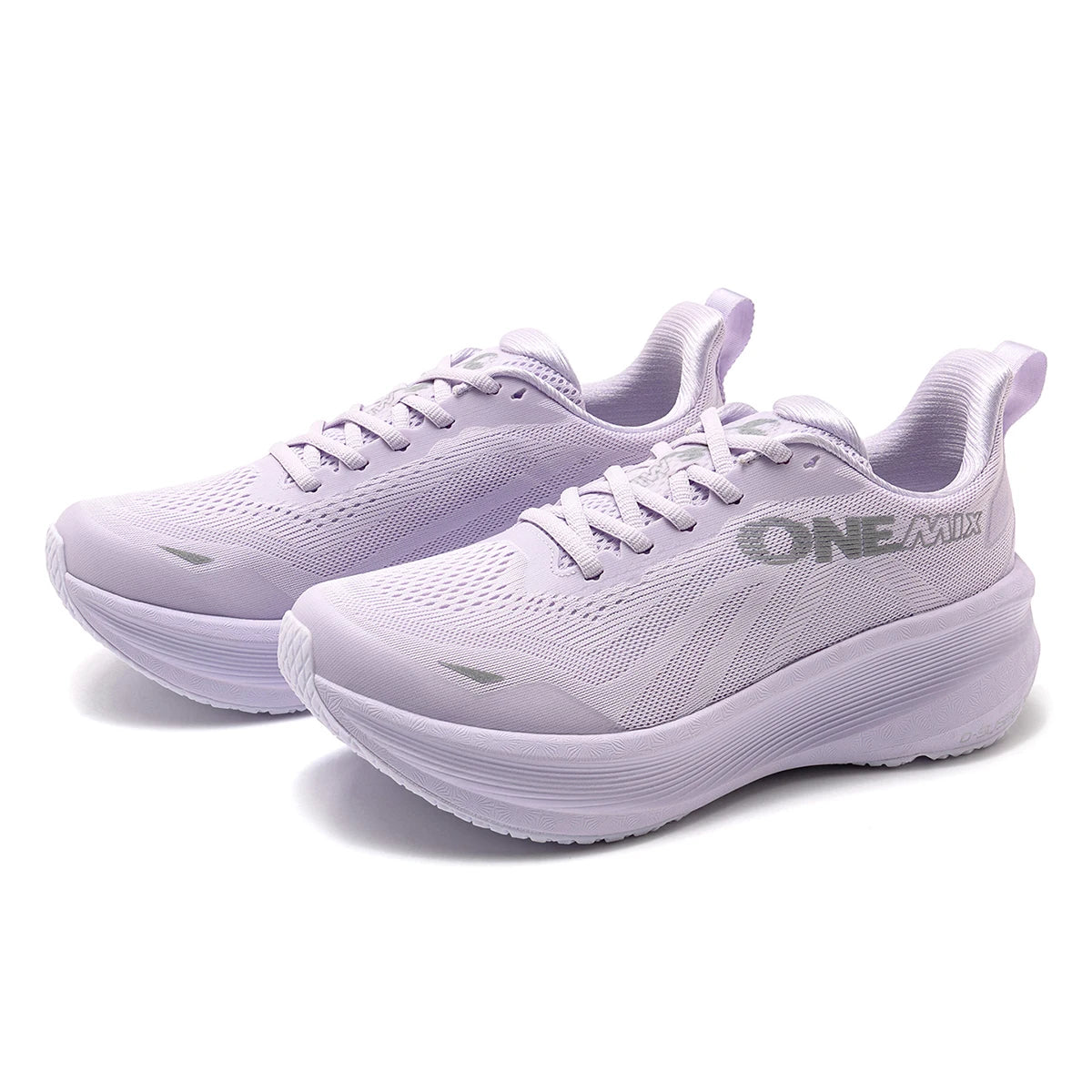 ONEMIX Zapatillas de deporte de malla transpirable y ligeras para mujer, zapatillas para correr con suela suave antideslizante y absorción de impactos, para fitness y uso versátil
