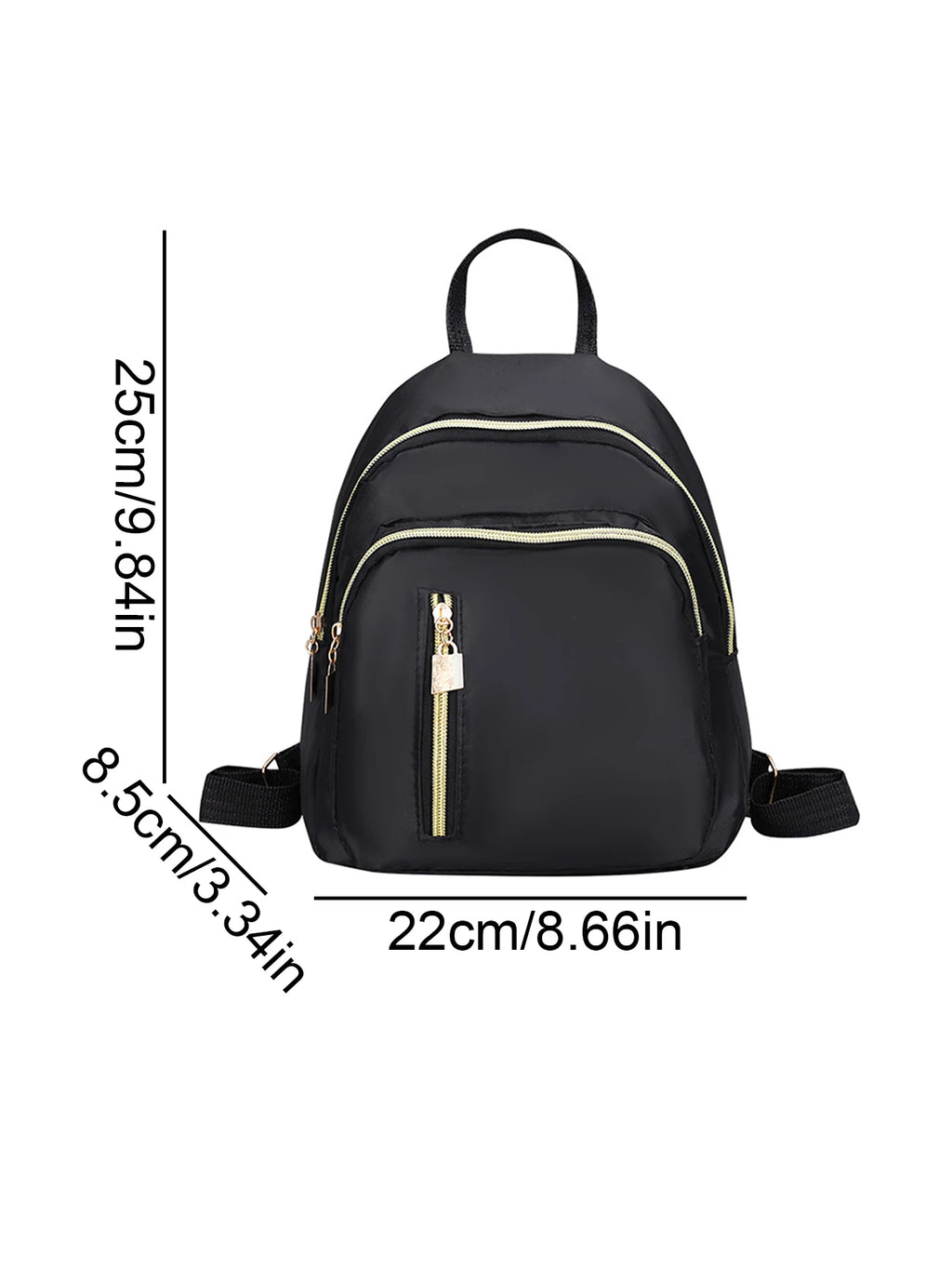 Mochila informal de moda para mujer, bolso de viaje diario pequeño y ligero para la universidad, viajes al aire libre, lindo bolso de hombro para todos los días