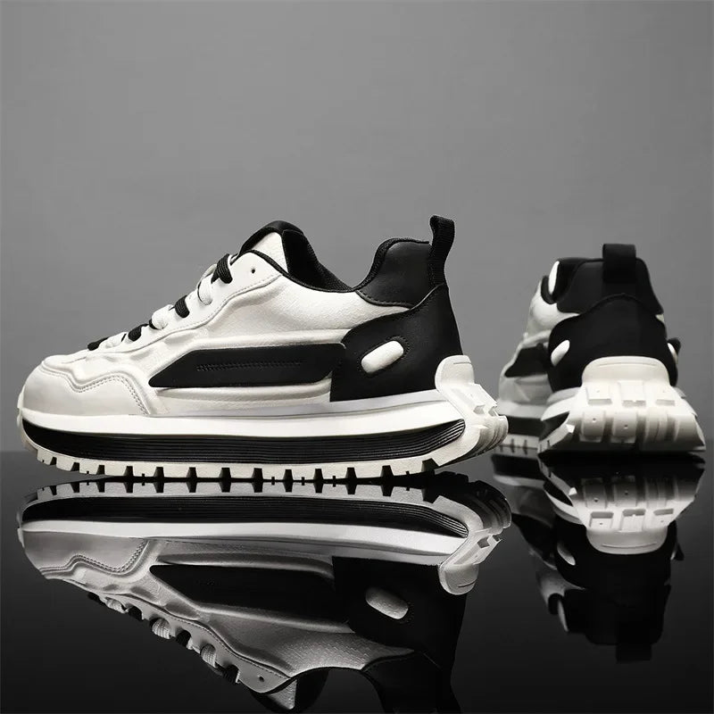 Zapatillas Deportivas Transpirables para Hombre, Primavera 2026, con Suela Suave Antideslizante, Blancas, Modernas, Estilo Casual