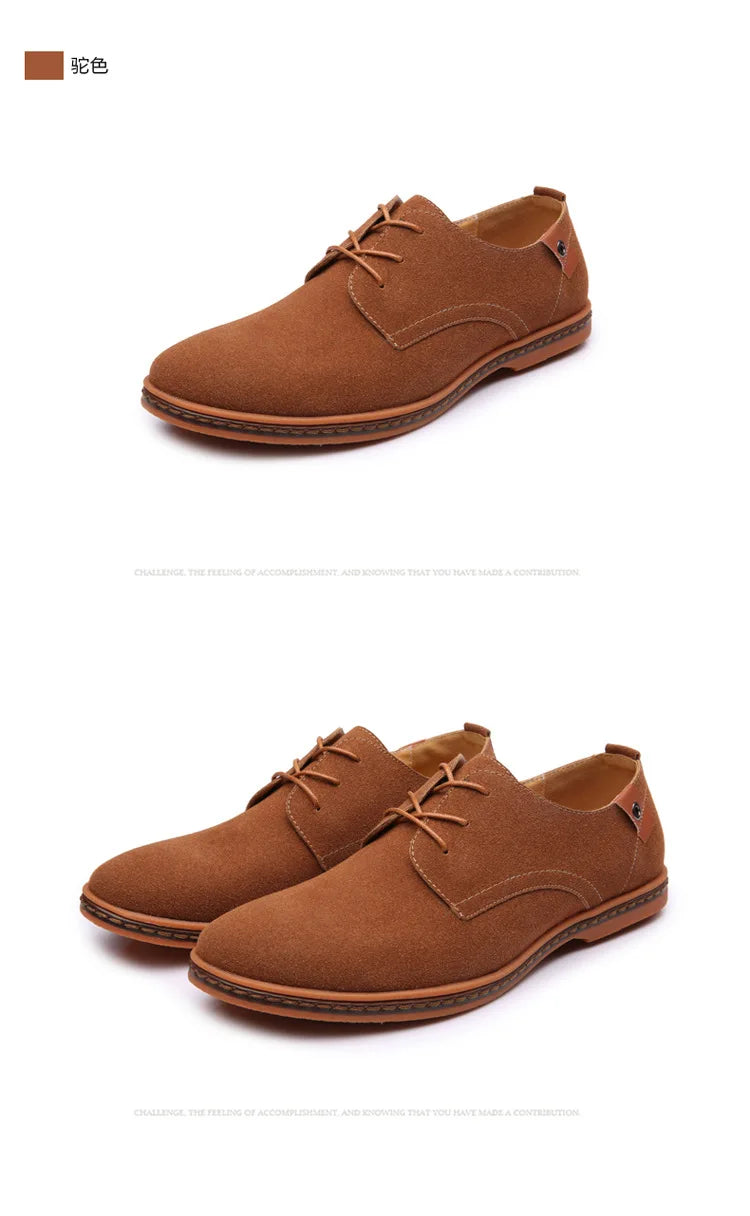 Zapatos de Cuero Nuevos 2026 para Hombre, Zapatos Oxford de Lujo para Hombre, Zapatos Casuales de Negocios de Cuero de Gamuza de Alta Calidad, Zapatos de Hombre