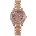 Reloj de Moda para Hombre y Mujer con Brillantes, Reloj de Cuarzo con Números Estilo Hip Hop, Reloj de Pulsera Elegante con Diamantes Completos, Regalo para Amigos y Parejas