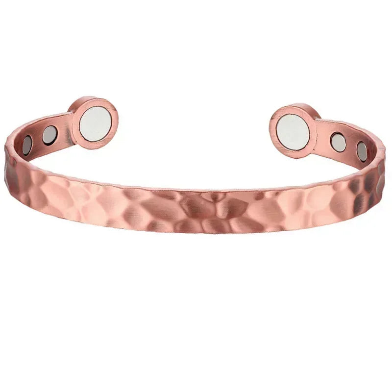 Pulsera magnética de cobre puro para hombres, imanes ajustables para artritis, brazalete para mujeres, terapia, brazaletes de energía para la salud, triangulación de envíos/al por mayor
