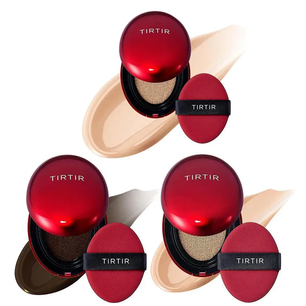 TIRTIR Cushion Foundation SPF50 PA+++ 72h Long Lasting Waterproof High Coverage Foundation Original Korean Makeup