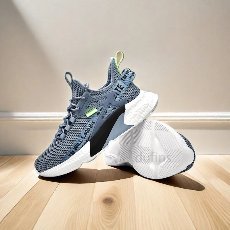 Zapatos nuevos para hombre, zapatillas ligeras informales a la moda para correr, ocio elástico, malla para exteriores, deportes de verano, tenis, hombre para caminar, talla 2025