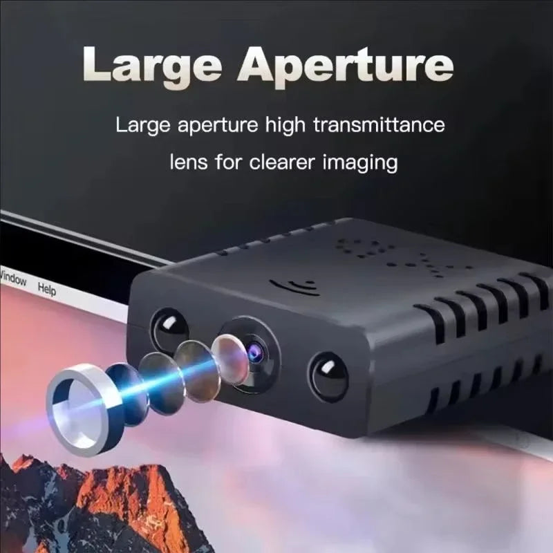 Mini Cámara Espía WiFi Full HD 1080P – Visión Nocturna, Detección de Movimiento, Inalámbrica