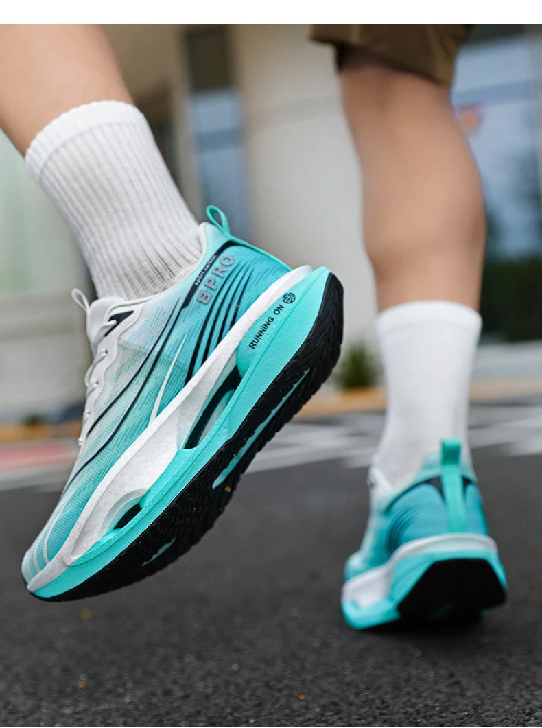    Zapatillas de Running Marathon para Hombre, con Placa de Carbono, Casuales, Transpirables, para Tenis, Deportivas, Ligeras, para Mujer