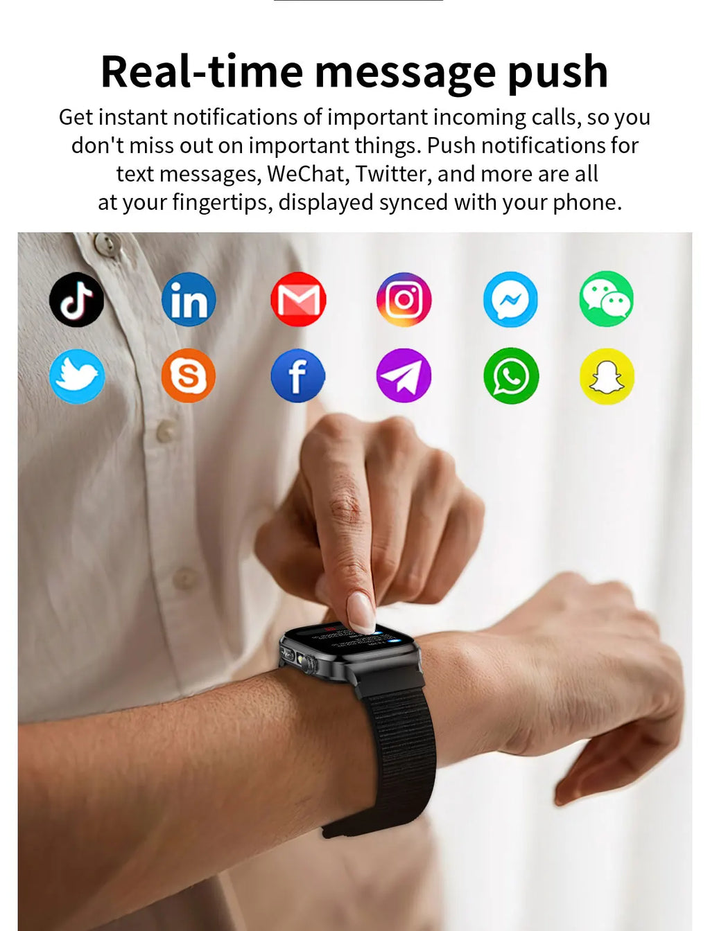 Nuevo Reloj Inteligente de Salud Nivel Hospitalario 2026 con Medición de Grasa Corporal, ECG, Oxígeno en Sangre, Presión Arterial, Pantalla AMOLED HD, Llamadas y Funciones Deportivas para Hombre