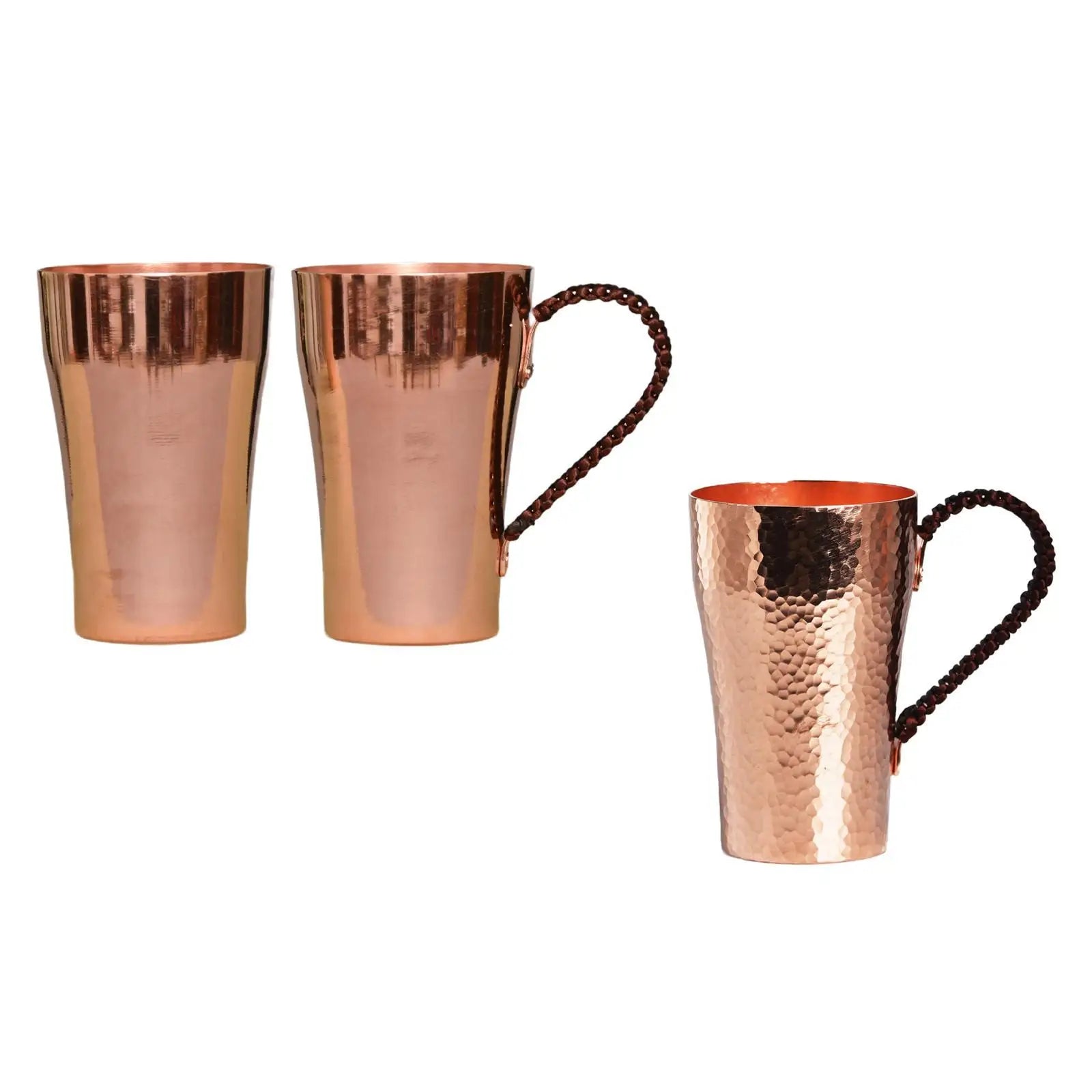Taza de Cobre Puro de 400 ml, Taza de Cobre Hecha a Mano, Taza de Bebida Premium, Taza de Café de Lujo para Decoración de Cocina