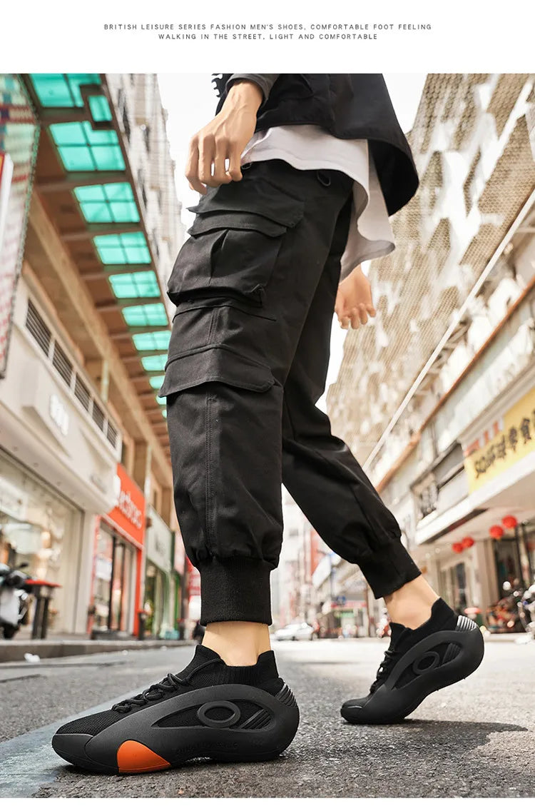 2025 zapatos de malla con estilo para Hombre, cómodos zapatos informales transpirables para Hombre, nuevas Zapatillas sin cordones para Hombre, Zapatillas planas para Hombre