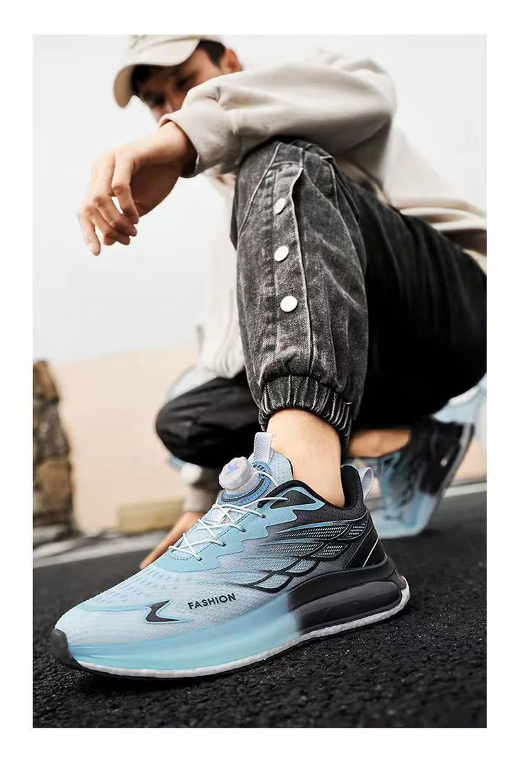 Zapatillas Deportivas Transpirables de Malla para Hombre, Primavera 2026, con Amortiguación, Calzado Casual Urbano a la Moda
