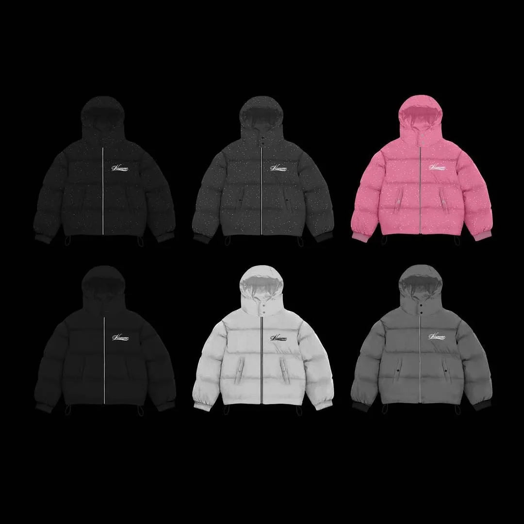 Ropa de abrigo Retro americana con cremallera para mujer, ropa de calle informal, Parkas de moda, chaqueta acolchada de invierno Harajuku Unisex, abrigo grueso y cálido