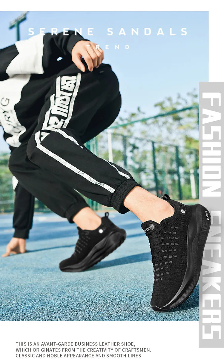 Nuevos zapatos para correr para hombre, zapatos deportivos informales de lujo, zapatos para correr, cómodos para caminar, zapatillas de moda, ligeras y transpirables