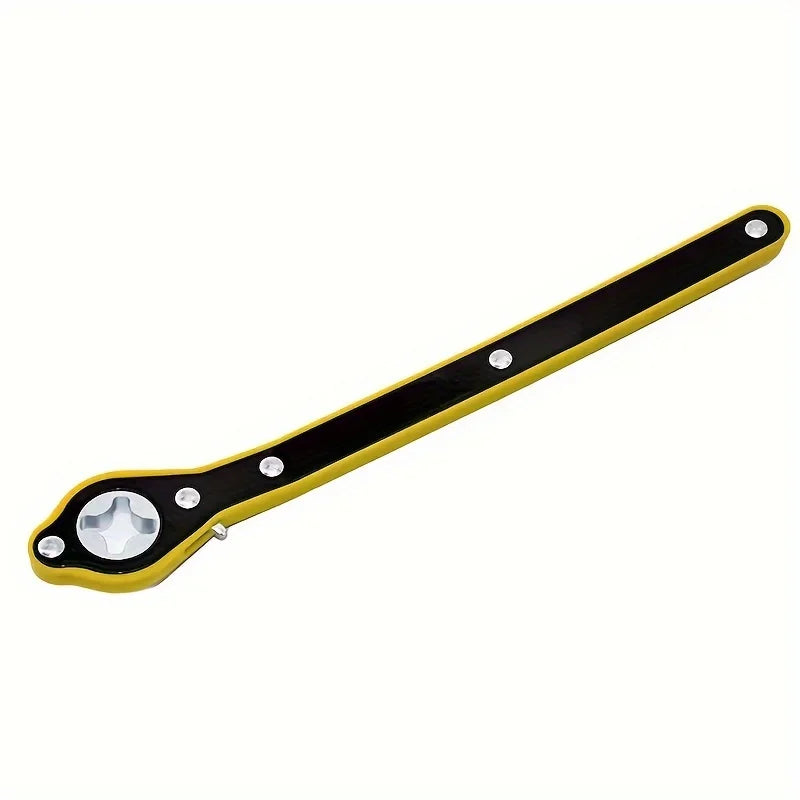Llave de trinquete de gato que ahorra trabajo con trinquete de mango largo para llave de lengüeta de tijera para gato de neumático