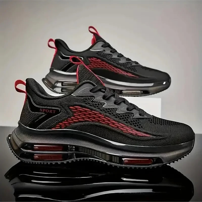 Zapatillas Deportivas de Alta Calidad para Hombre, Tendencia, Plataforma Roja, Zapatillas de Baloncesto, Zapatillas Deportivas Blancas Casuales para Hombre, Zapatillas Deportivas para Caminar, Zapatillas de Entrenamiento para