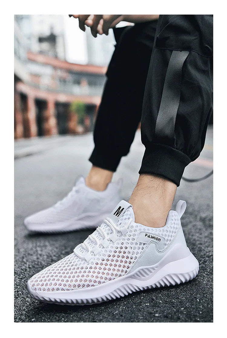 Zapatillas de Verano 2026 para Hombre, Mocasines Transpirables de Malla, Zapatos Casuales Cómodos para Caminar, Zapatillas Deportivas para Correr