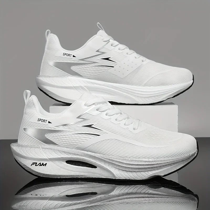 Zapatillas deportivas para hombre, zapatillas informales para maratón, transpirables, ligeras, cómodas, atléticas, antideslizantes, para caminar al aire libre