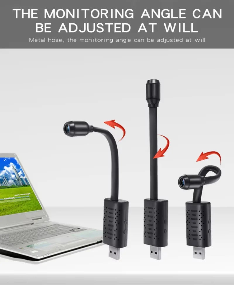 Mini Cámara de Seguridad WiFi 1080P – Visión Nocturna, Detección de Movimiento, Grabación en Bucle