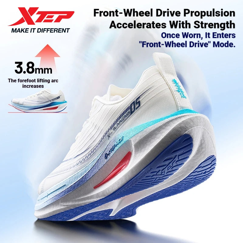 Zapatillas Xtep One Piece Modeling 5,0 para mujer, soporte estable, cómodas, transpirables, duraderas, zapatillas para correr 874218110037