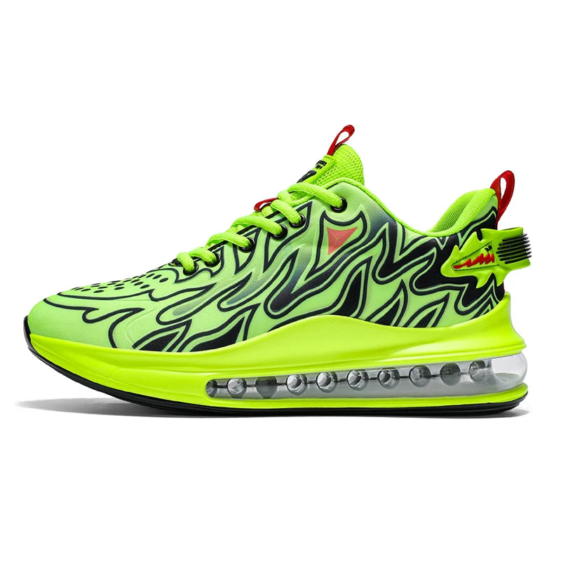 Zapatillas de deporte de lujo para hombre, mocasines informales transpirables para entrenamiento, mocasines de moda para correr, Tenis masculinos