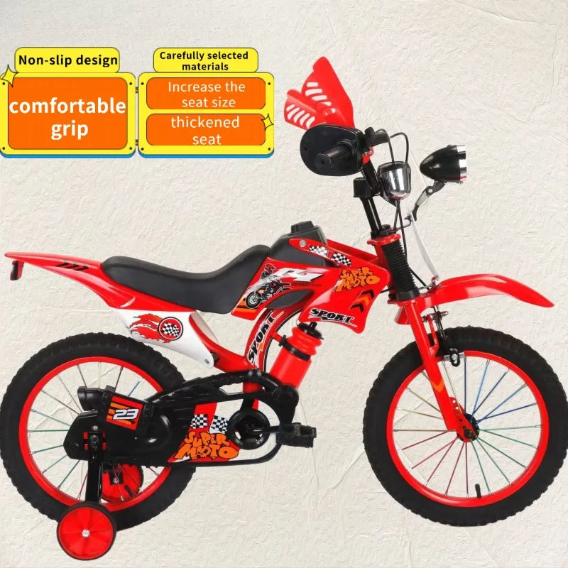 Motocicletas para niños, bicicletas, motocicletas todoterreno para niños y niñas, bicicletas de 12/16 pulgadas