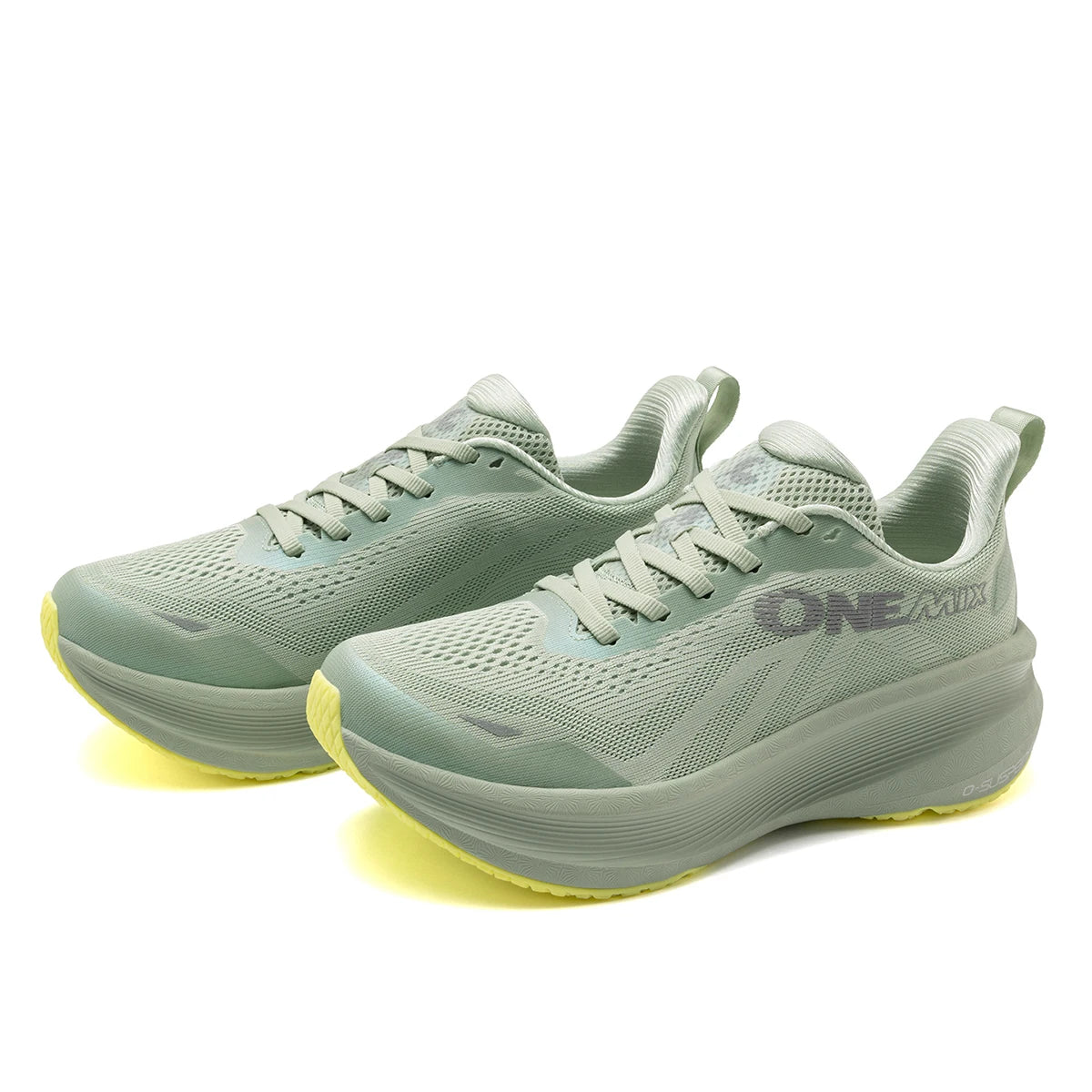 ONEMIX Zapatillas de deporte de malla transpirable y ligeras para mujer, zapatillas para correr con suela suave antideslizante y absorción de impactos, para fitness y uso versátil