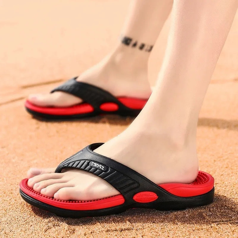 Chanclas casuales de moda para hombre de verano, zapatillas de playa para deportes al aire libre