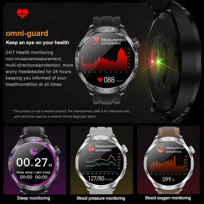 Smartwatch Deportivo con GPS y Brújula – AMOLED 1.85", NFC, IP68, Bluetooth 5.3, 14 Días de Batería